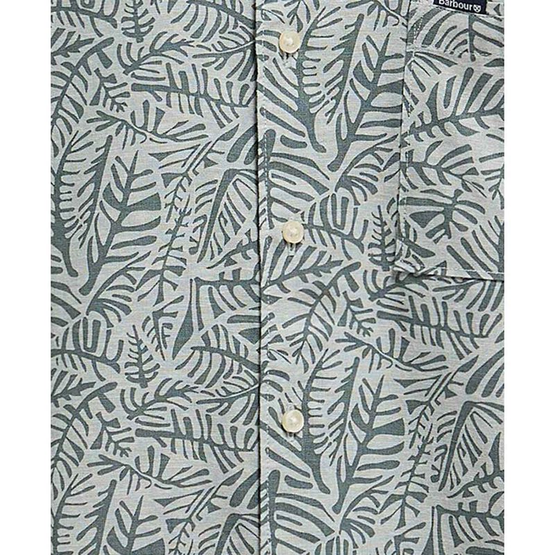 Barbour Dearham Printed Summer Shirt - Dusty Slate