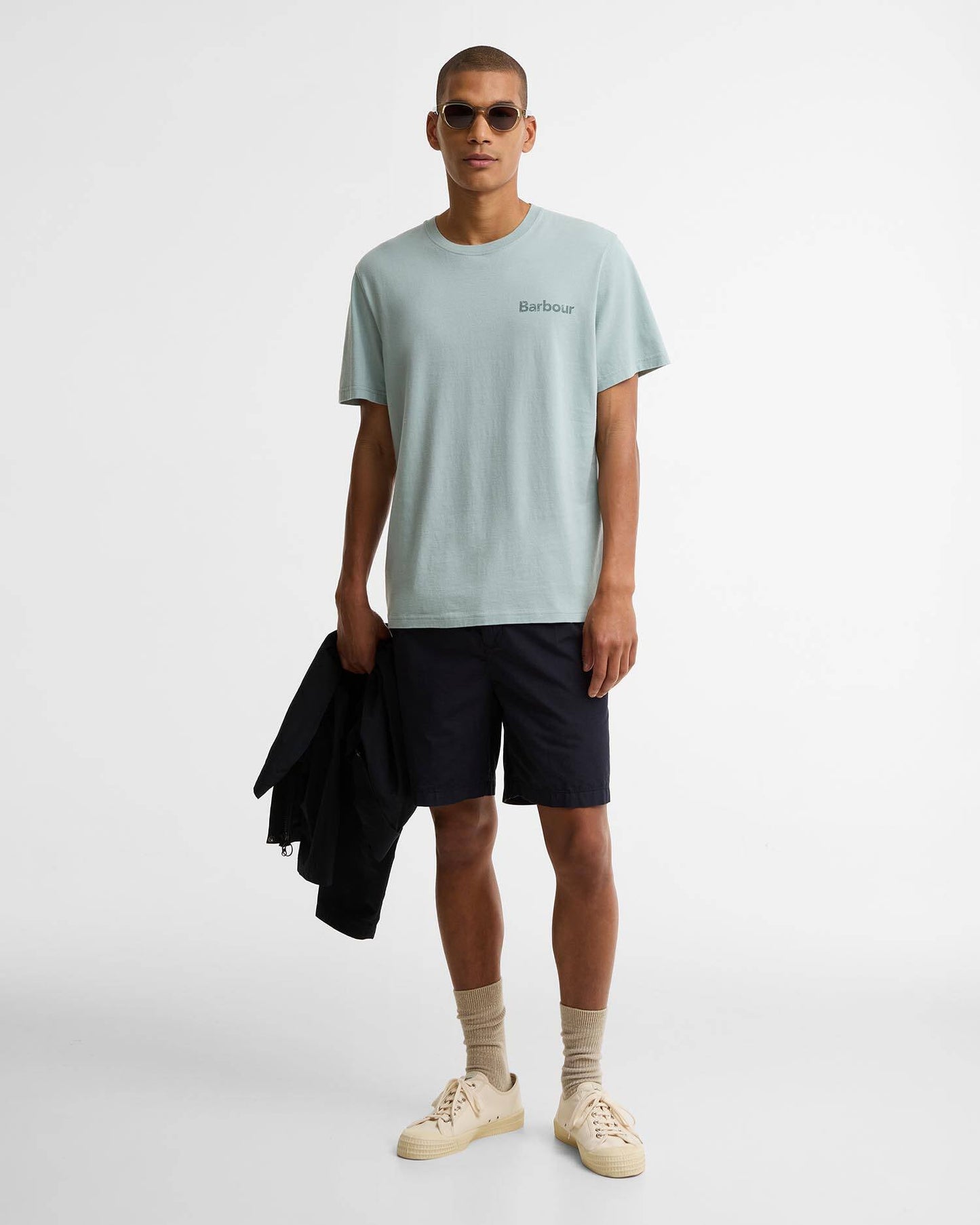 Barbour Dearham Printed Summer Shirt - Dusty Slate