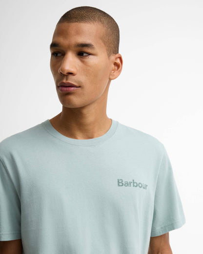 Barbour Dearham Printed Summer Shirt - Dusty Slate