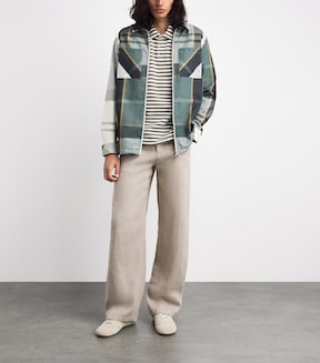 Barbour Ettrick Checked Overshirt Meadow Brook Tartan