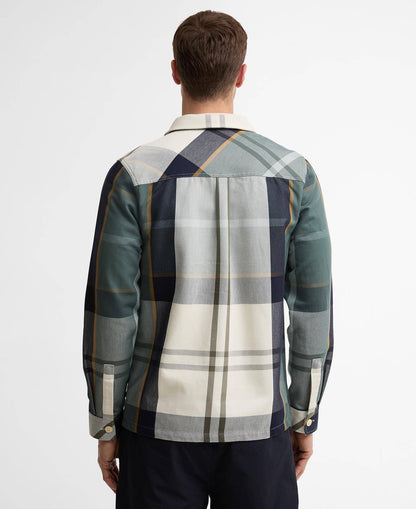 Barbour Ettrick Checked Overshirt Meadow Brook Tartan