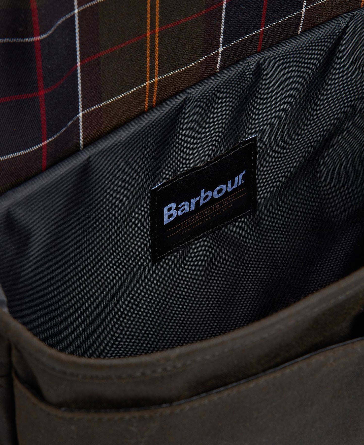 Barbour Field Wax Messenger Bag