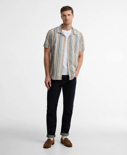 Barbour Hayton Striped Summer Shirt - Dusty Slate