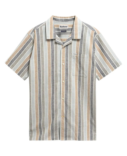 Barbour Hayton Striped Summer Shirt - Dusty Slate