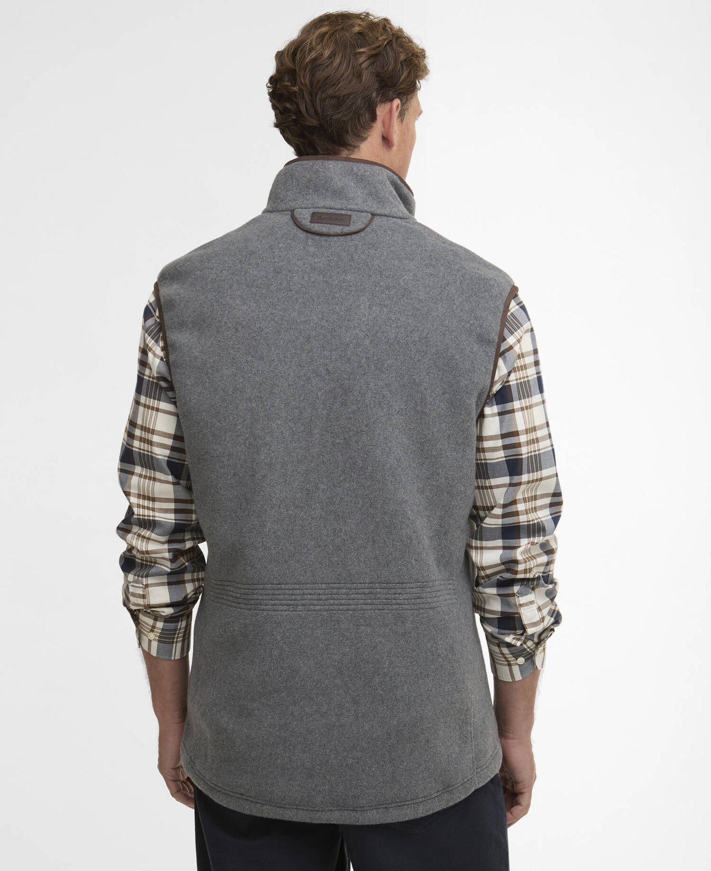 Barbour Langdale Fleece Gilet Dark Grey Marl