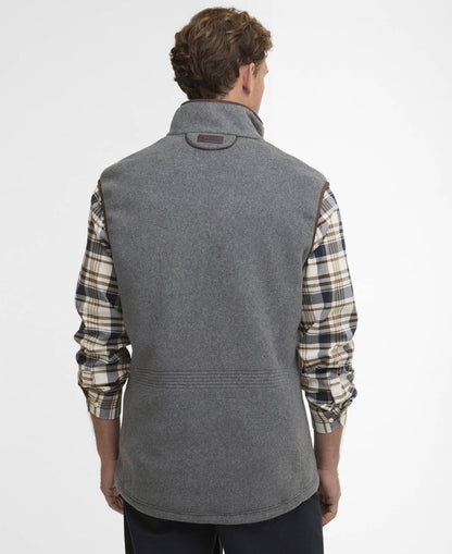 Barbour Langdale Fleece Gilet Dark Grey Marl