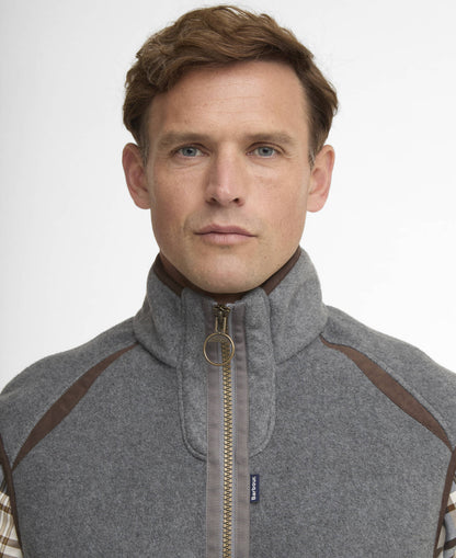 Barbour Langdale Fleece Gilet Dark Grey Marl