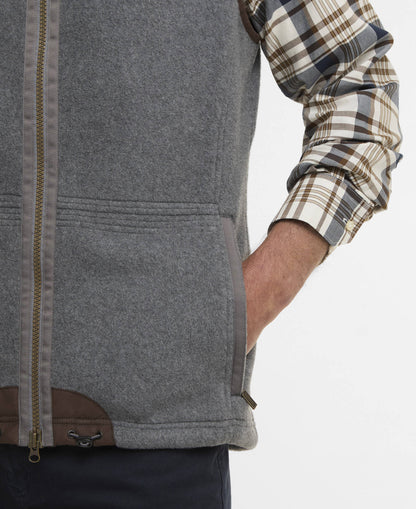Barbour Langdale Fleece Gilet Dark Grey Marl