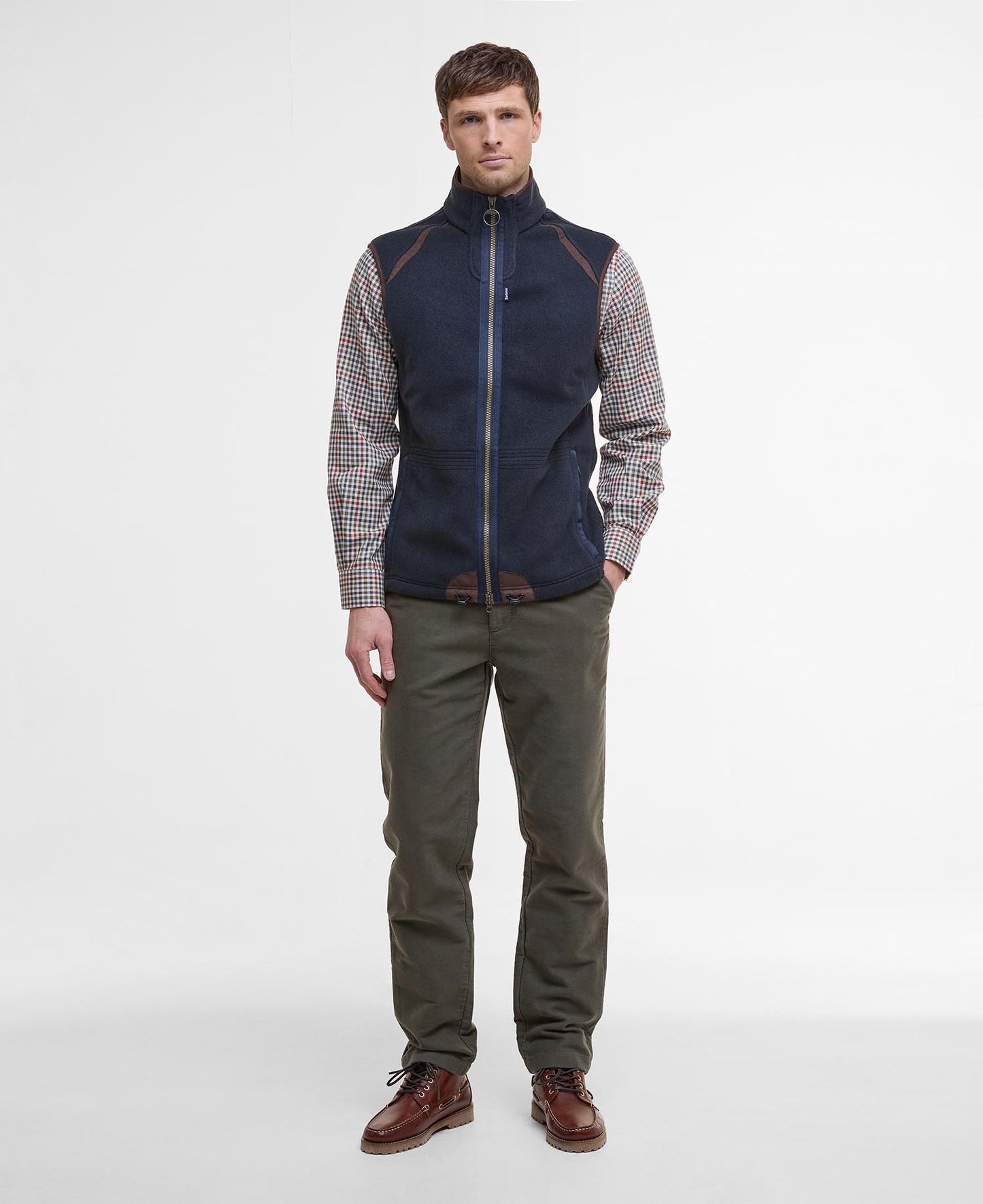 Barbour Langdale Fleece Gilet Navy