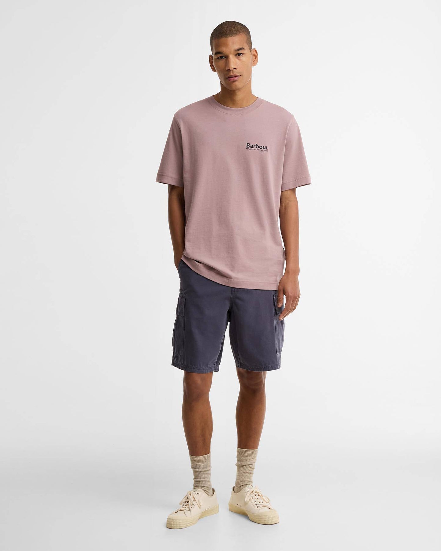 Barbour Moonwell Graphic Relaxed T-Shirt - Ironstone