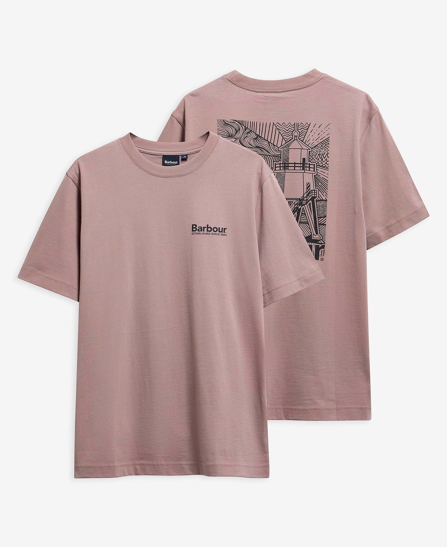 Barbour Moonwell Graphic Relaxed T-Shirt - Ironstone