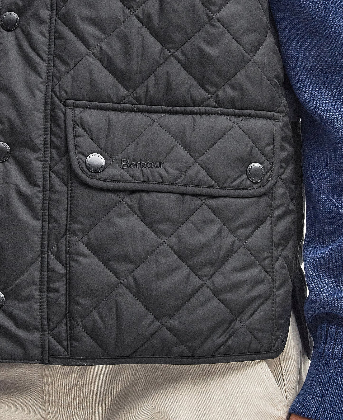 Barbour New Lowerdale Quilted Gilet Black