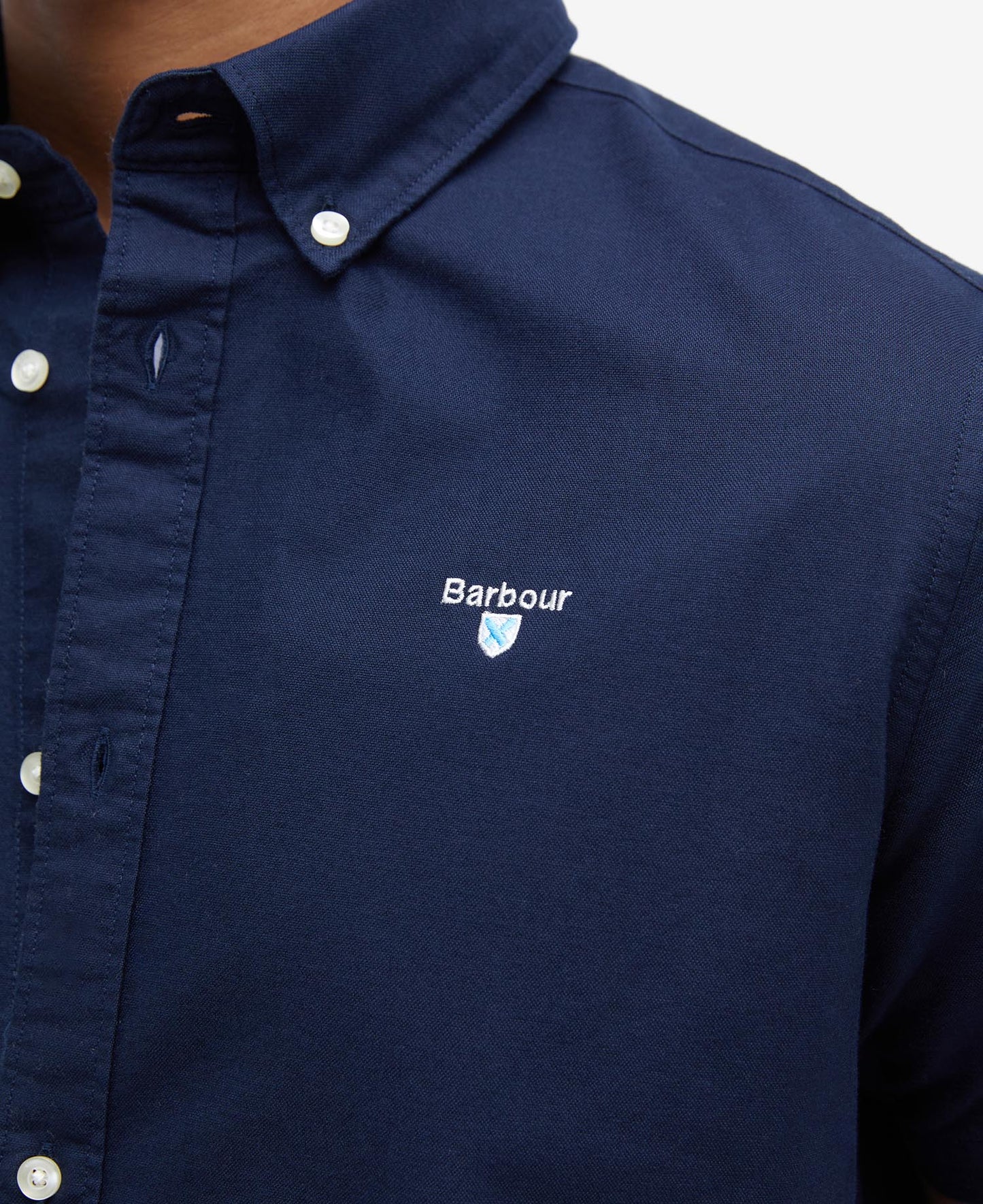 Barbour Oxtown SS Tailored Shirt Navy