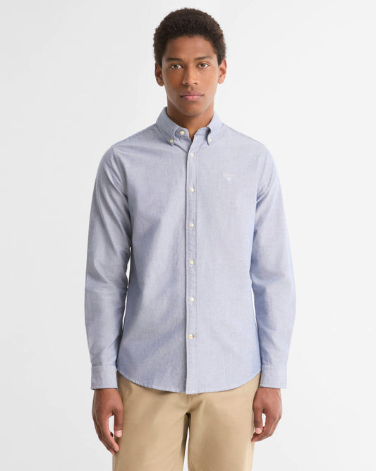 Barbour Oxtown Tailored Shirt - Deep Blue