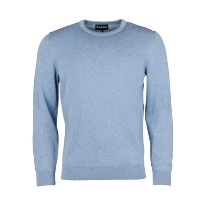 Barbour Pima Cotton Crew Neck Sweater Dark Chambray