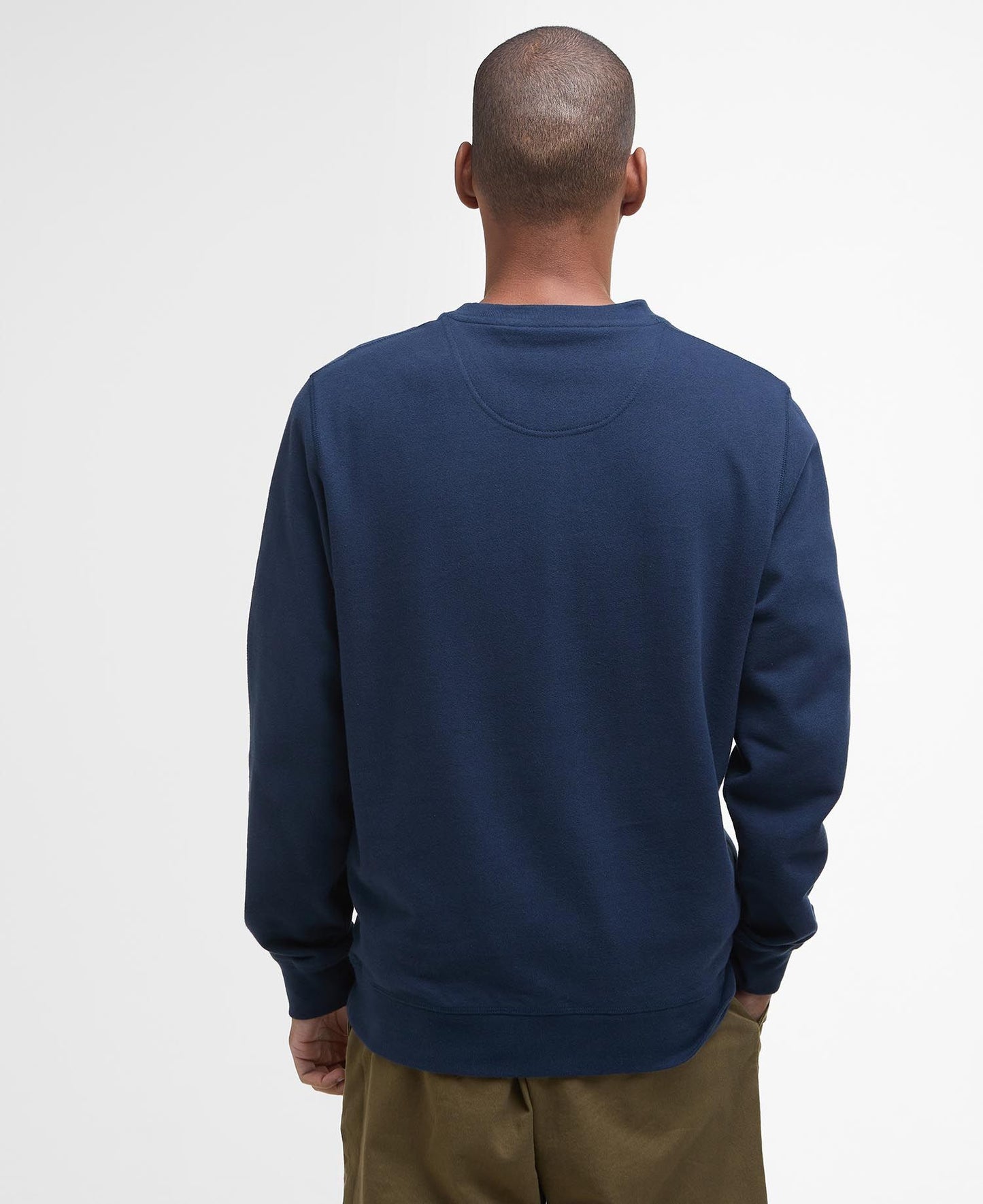 Barbour Pique Applique Crew Sweatshirt Navy