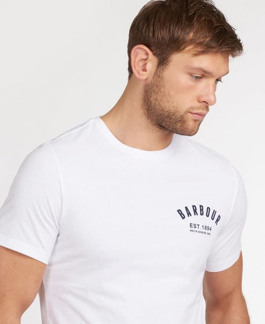 Barbour Preppy T-Shirt New White