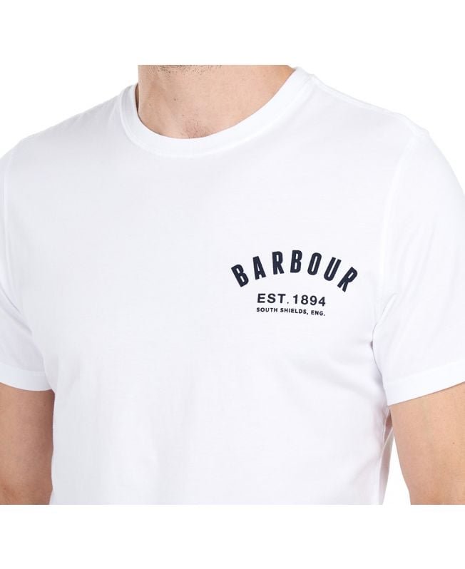 Barbour Preppy T-Shirt New White