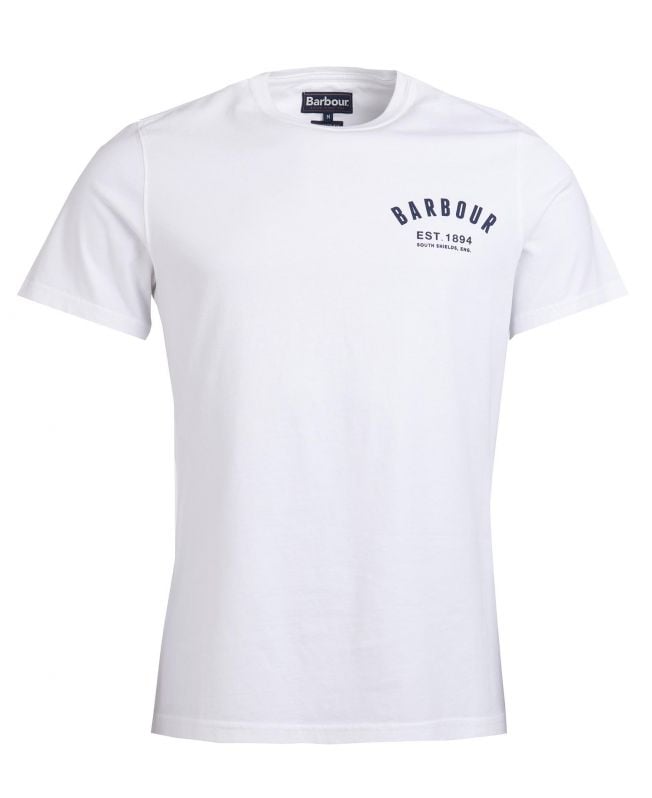 Barbour Preppy T-Shirt New White