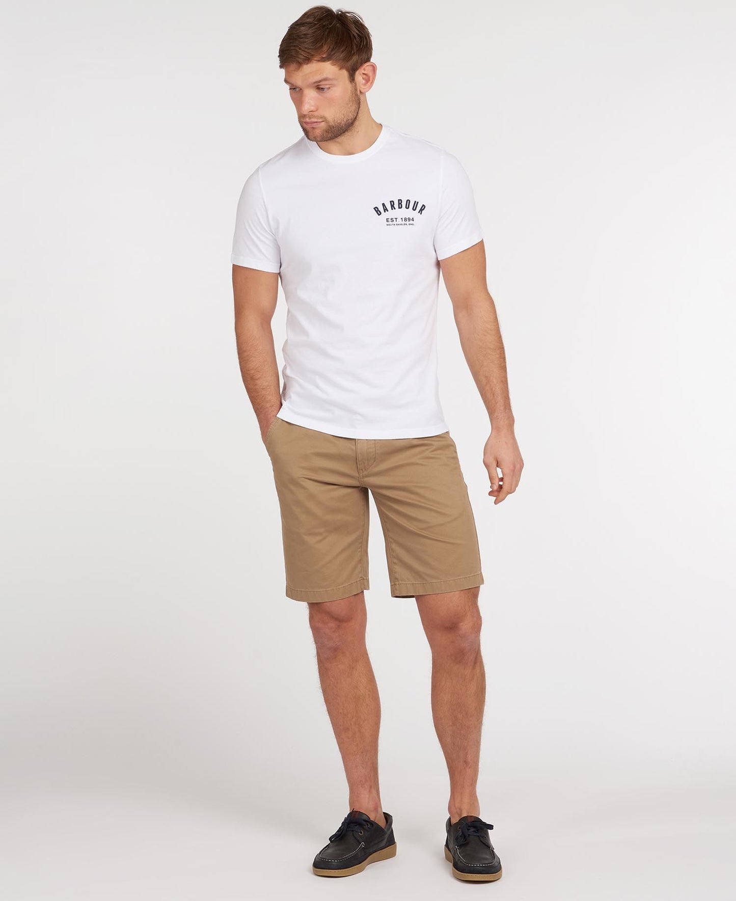 Barbour Preppy T-Shirt New White