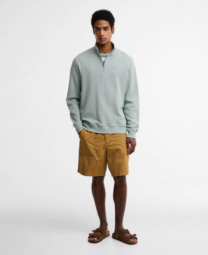 Barbour Ravensworth Half Zip Sweatshirt Dusty Slate