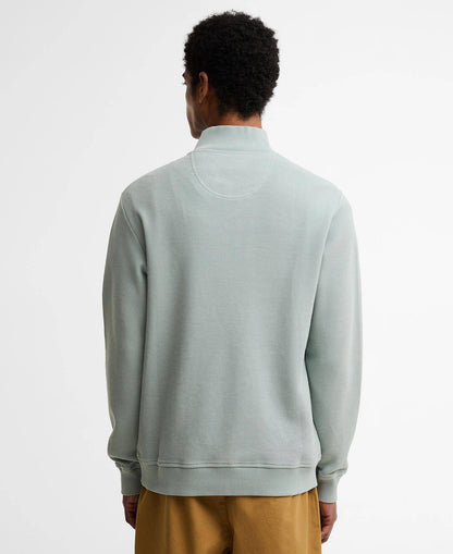 Barbour Ravensworth Half Zip Sweatshirt Dusty Slate