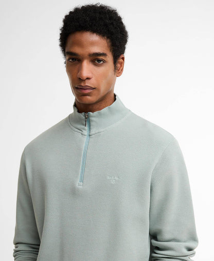 Barbour Ravensworth Half Zip Sweatshirt Dusty Slate