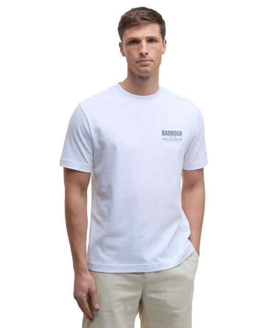 Barbour Relaxed Souter T-Shirt White