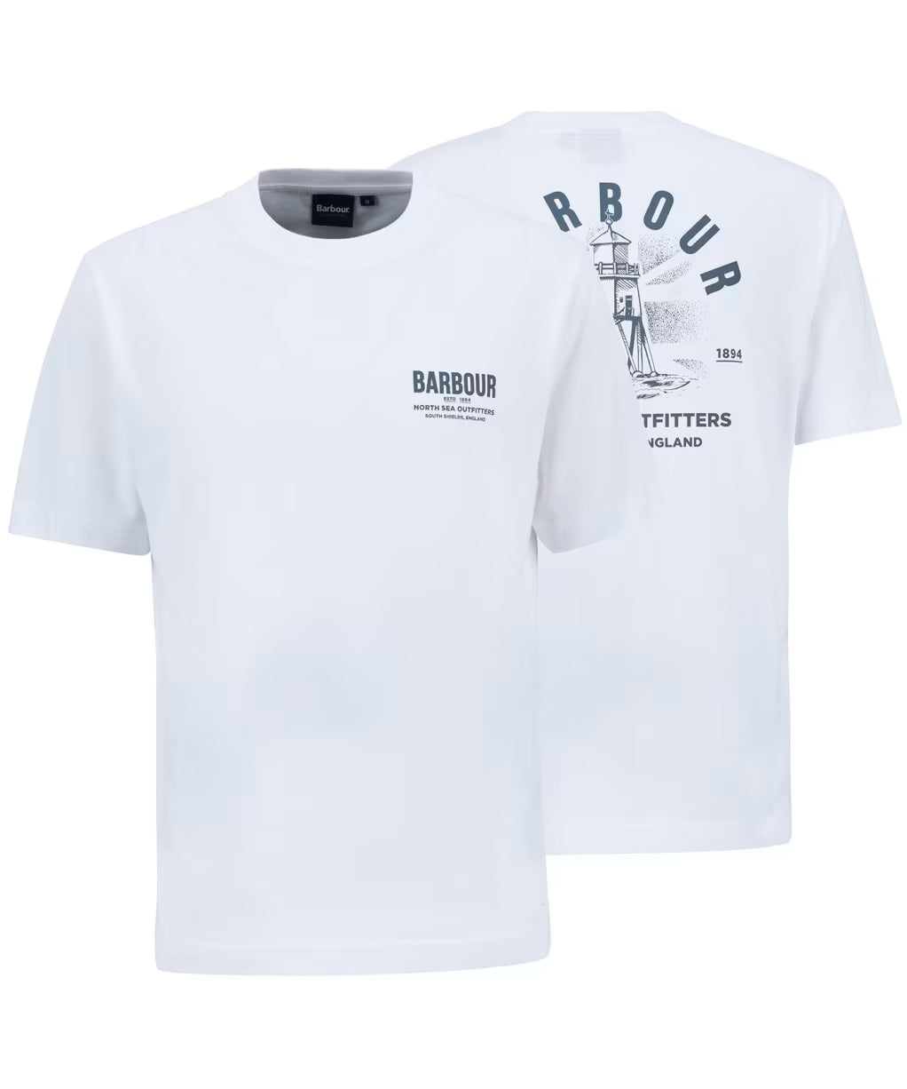 Barbour Relaxed Souter T-Shirt White