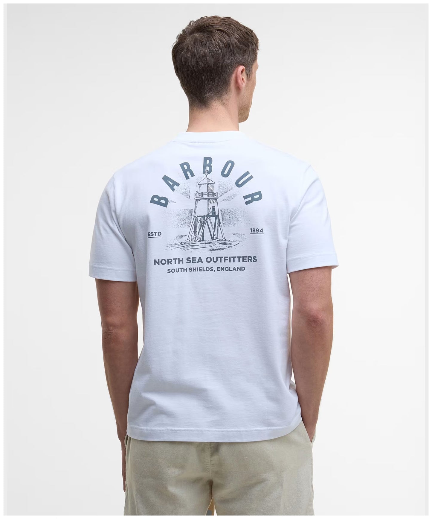 Barbour Relaxed Souter T-Shirt White