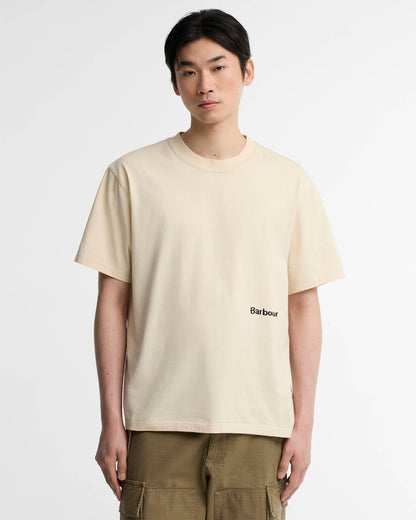 Barbour Ursula Os Fit Graphic T-Shirt - Fog