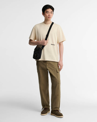 Barbour Ursula Os Fit Graphic T-Shirt - Fog
