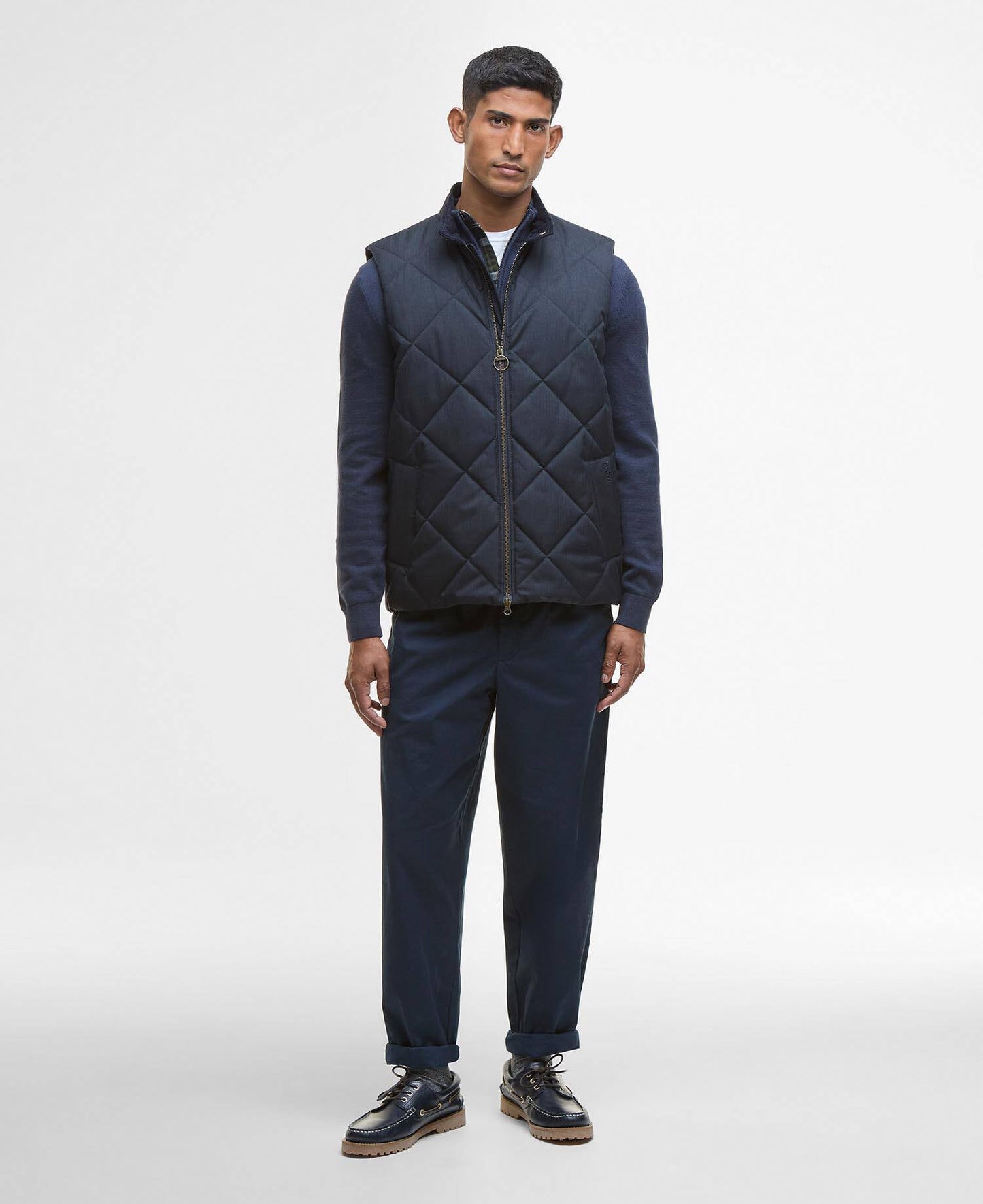 City Harrington Quilted Gilet Navy