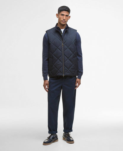 City Harrington Quilted Gilet Navy