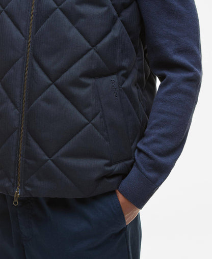 City Harrington Quilted Gilet Navy