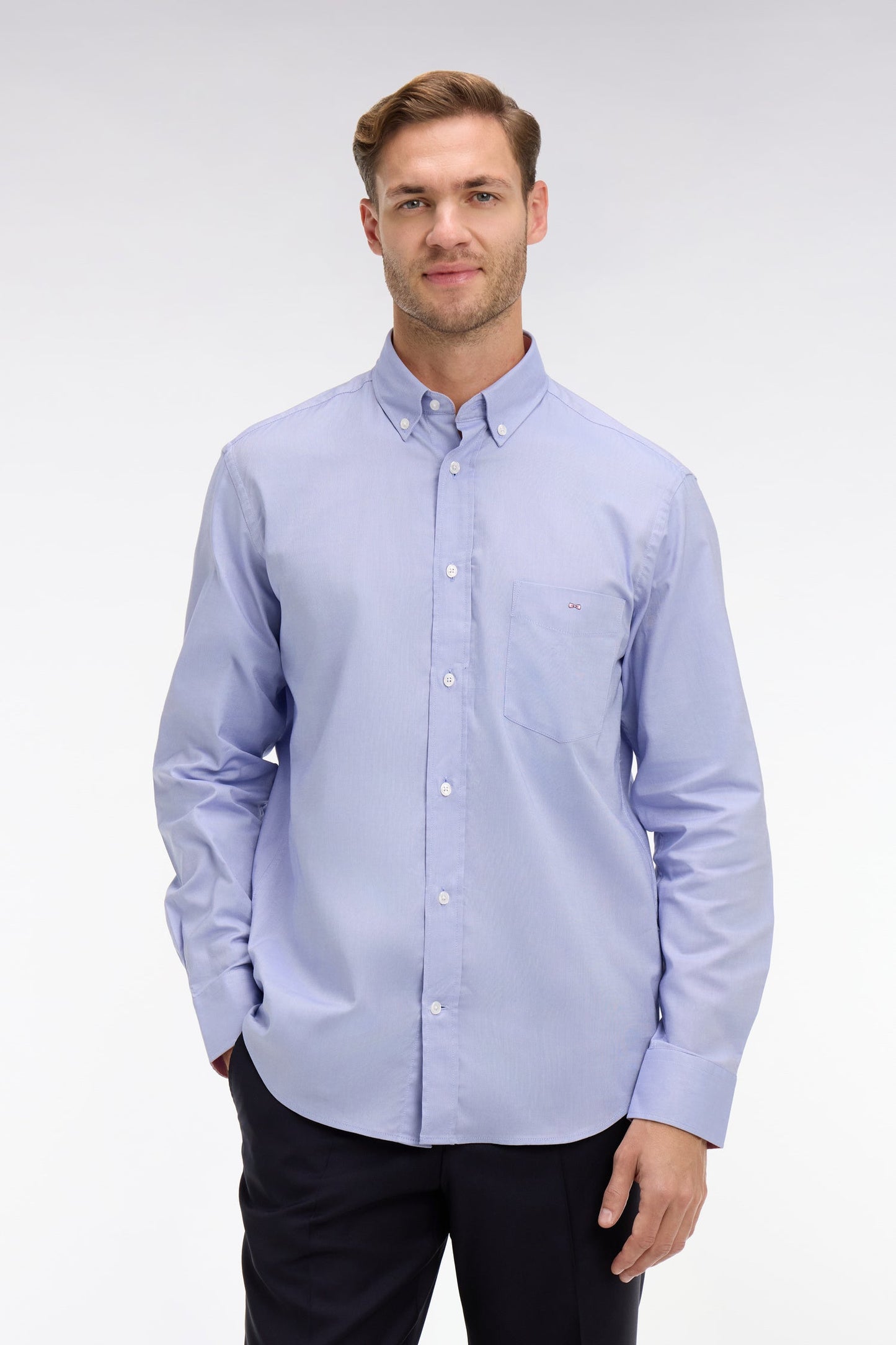 Eden Park Cotton Shirt Blue