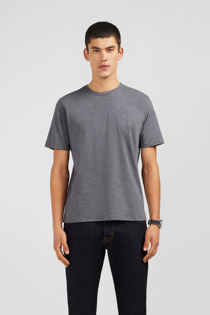 Eden Park Light Pima Cotton Crew Heather Grey