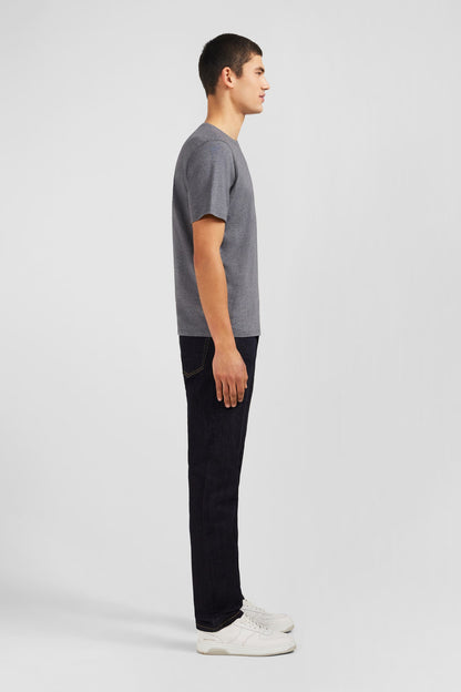 Eden Park Light Pima Cotton Crew Heather Grey