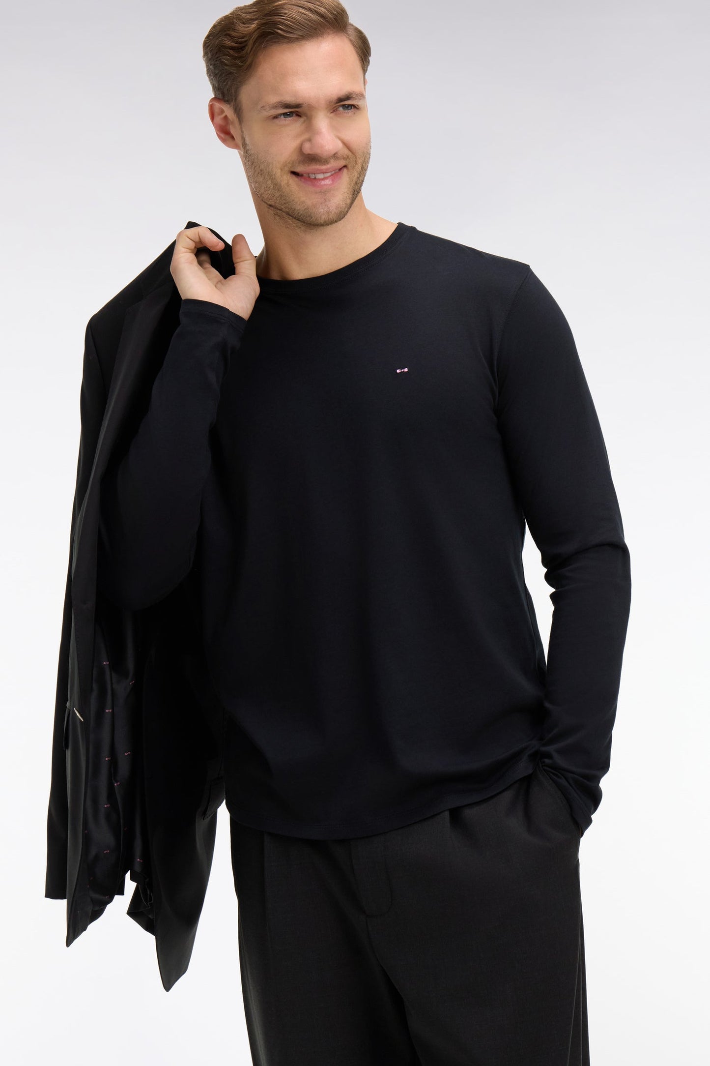 Eden Park Long Sleeve T-Shirt Black