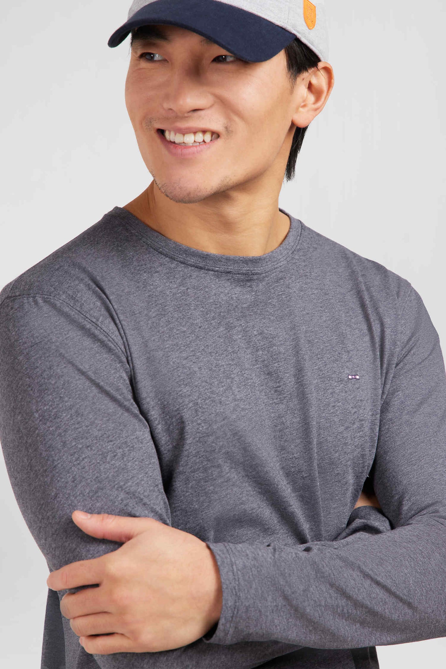 Eden Park Long Sleeve T-Shirt Grey