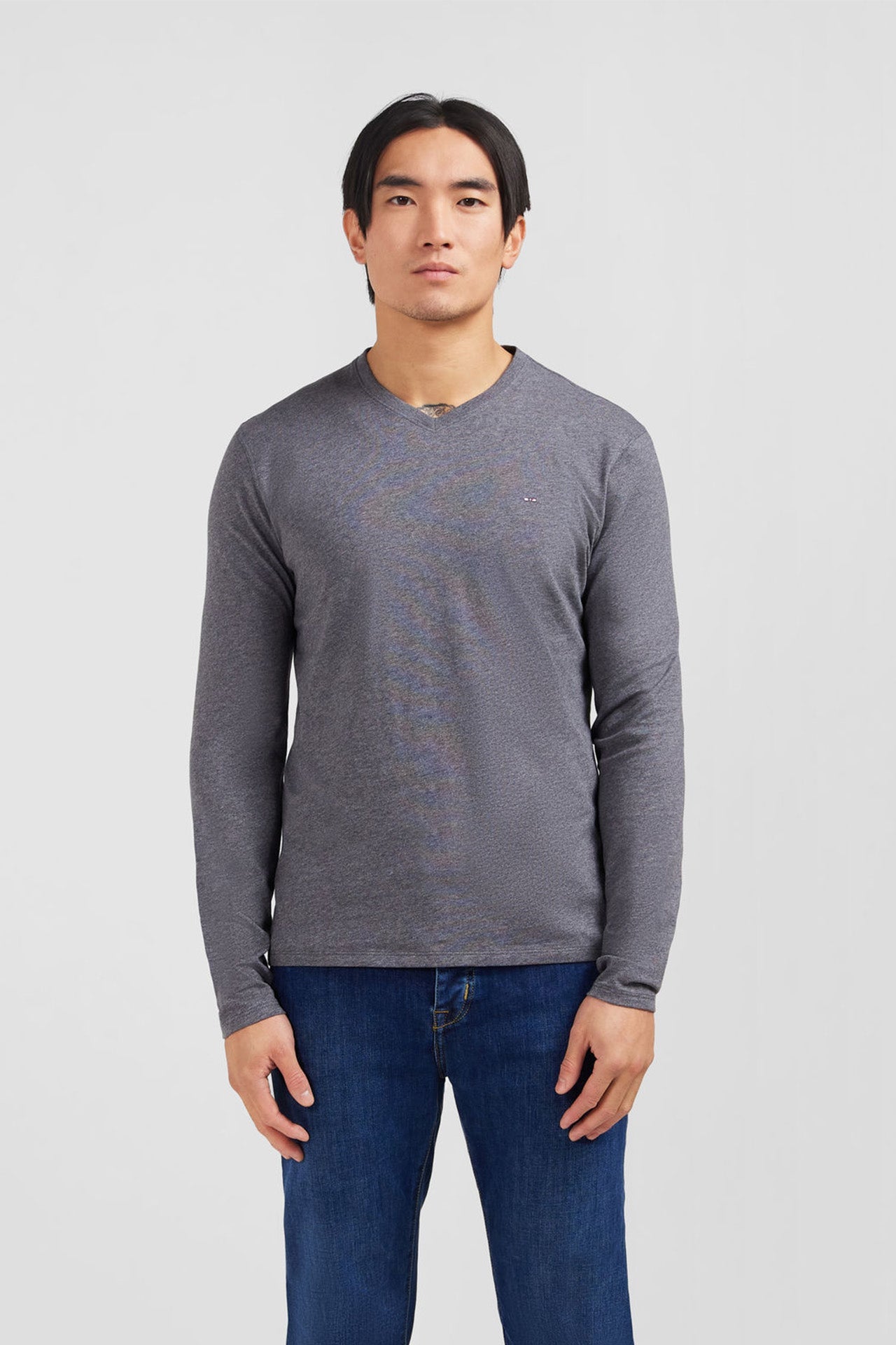Eden Park Long Sleeve T-Shirt Grey