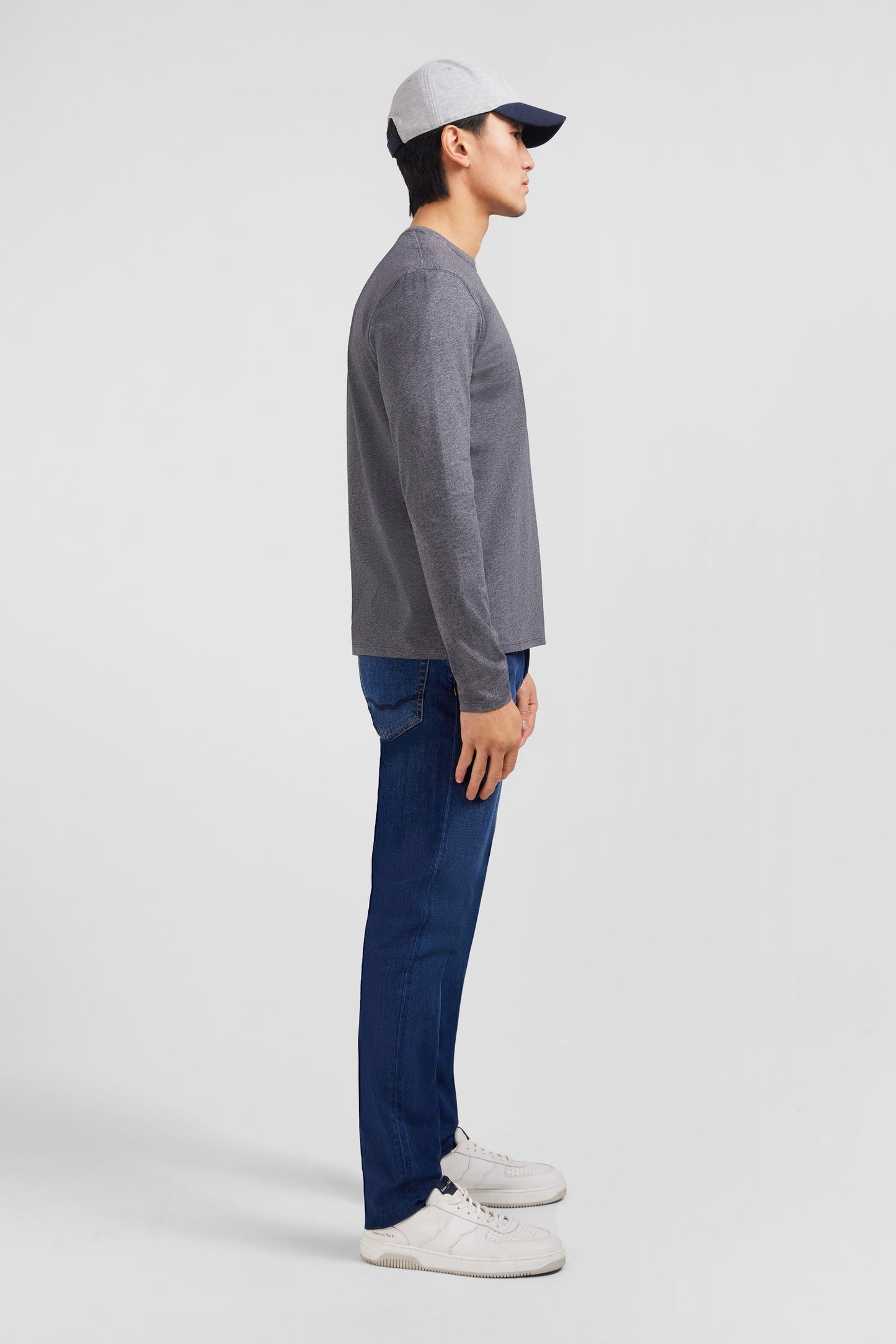 Eden Park Long Sleeve T-Shirt Grey
