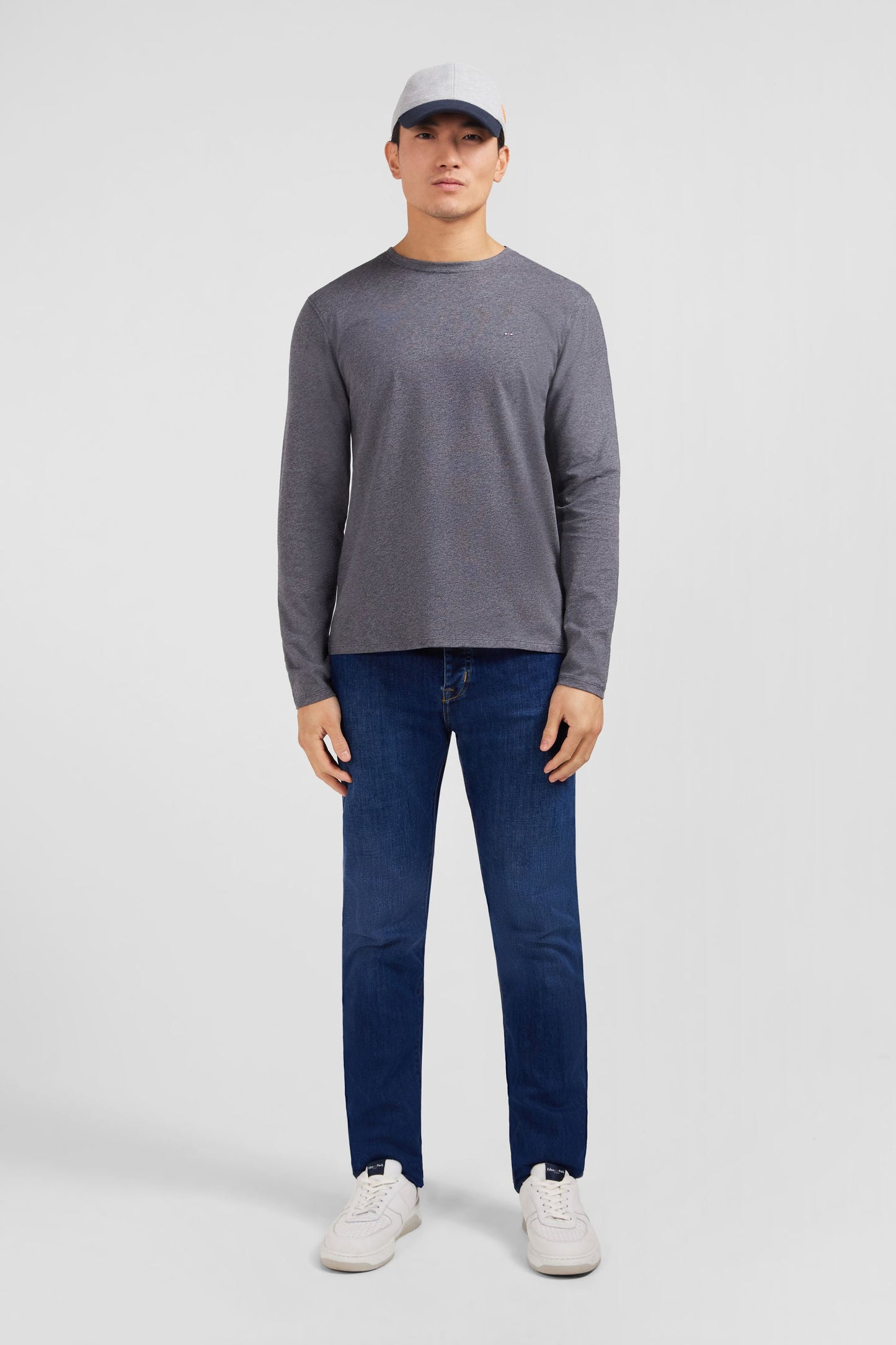 Eden Park Long Sleeve T-Shirt Grey
