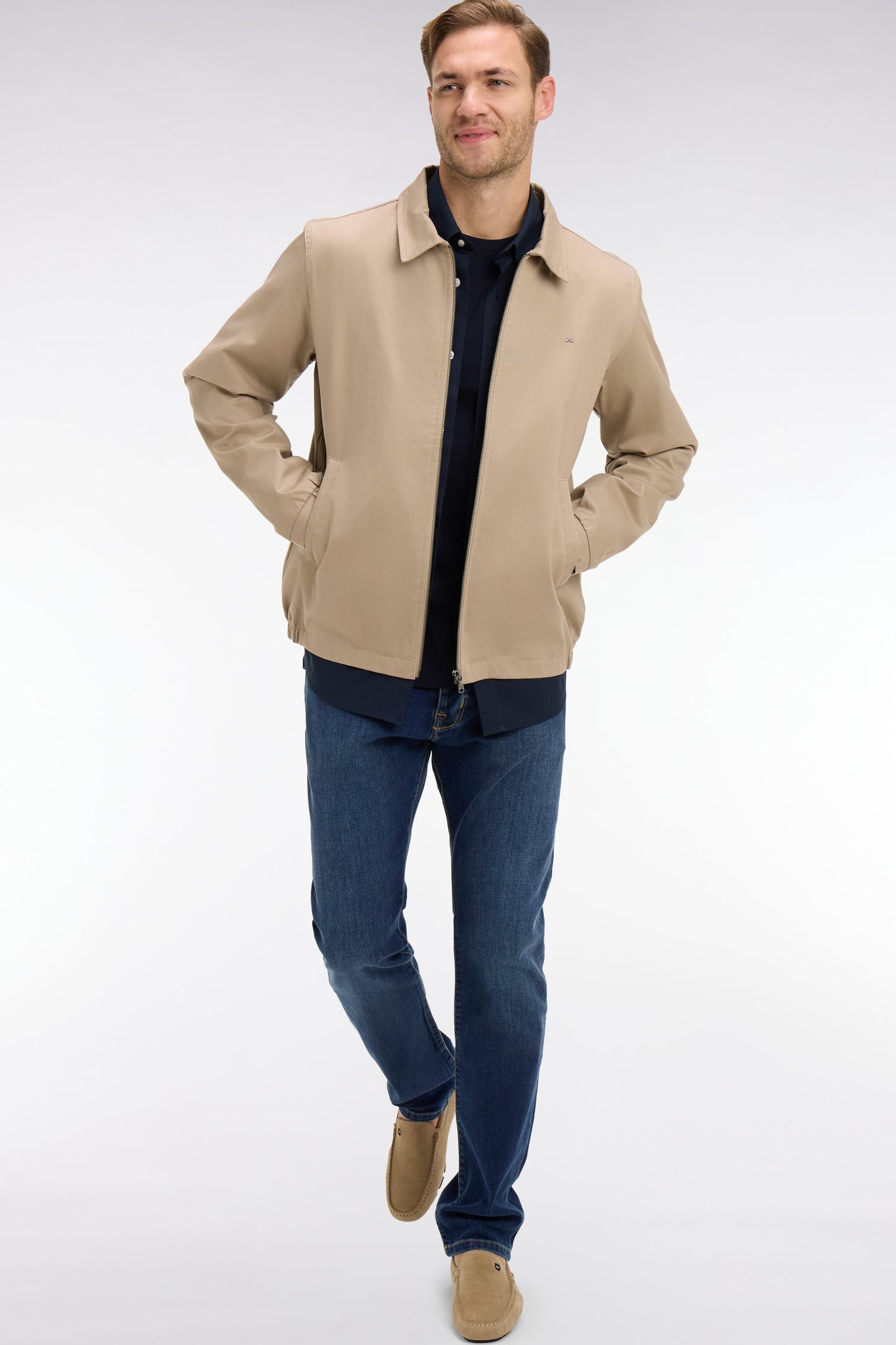 Eden Park Padded Jacket Beige