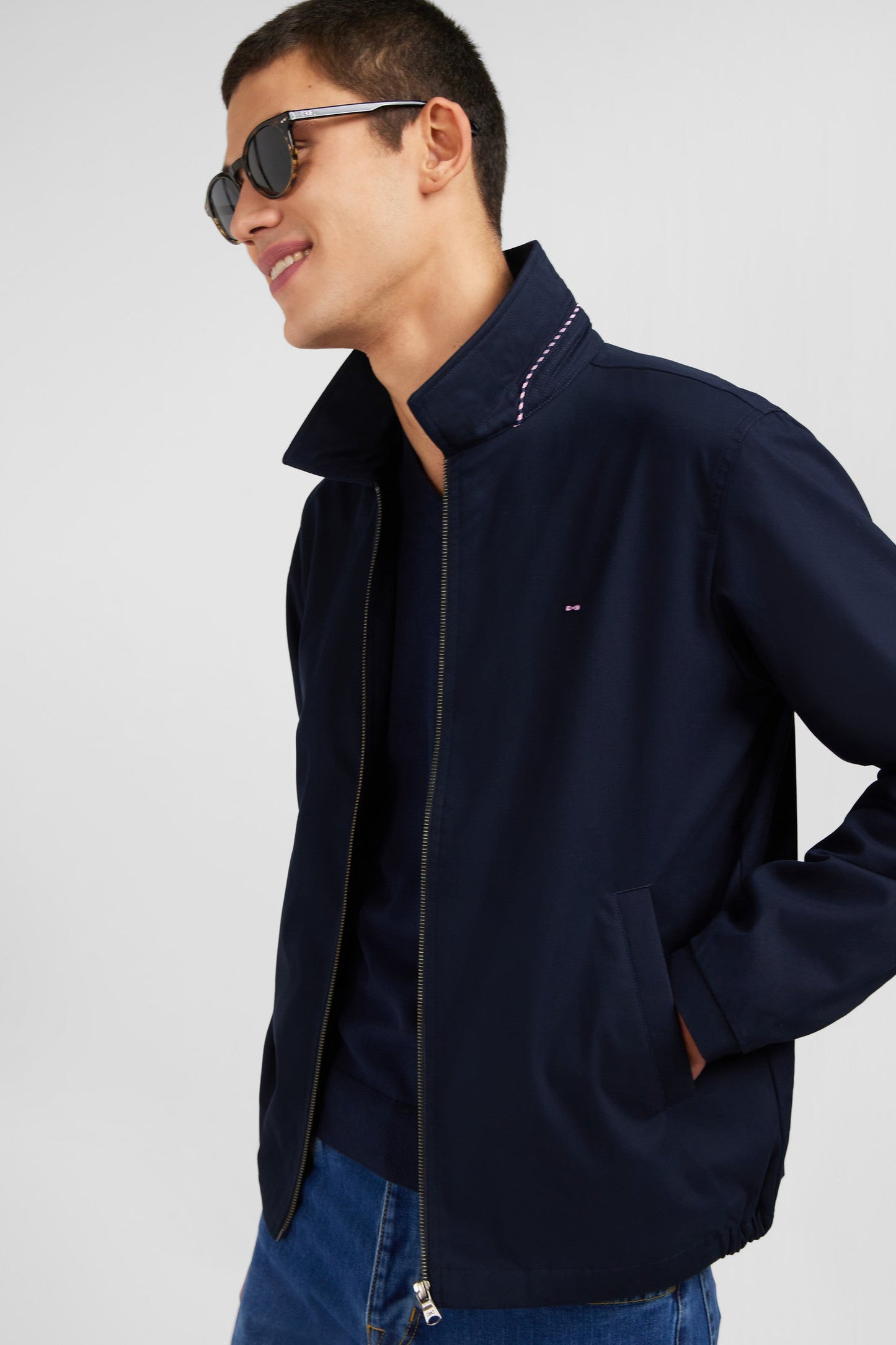Eden Park Padded Jacket Dark Blue
