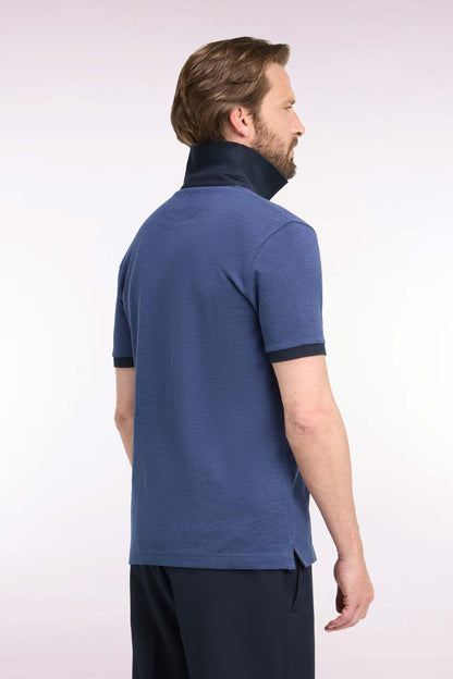 Eden Park Ss Polo - Dark Blue Marl