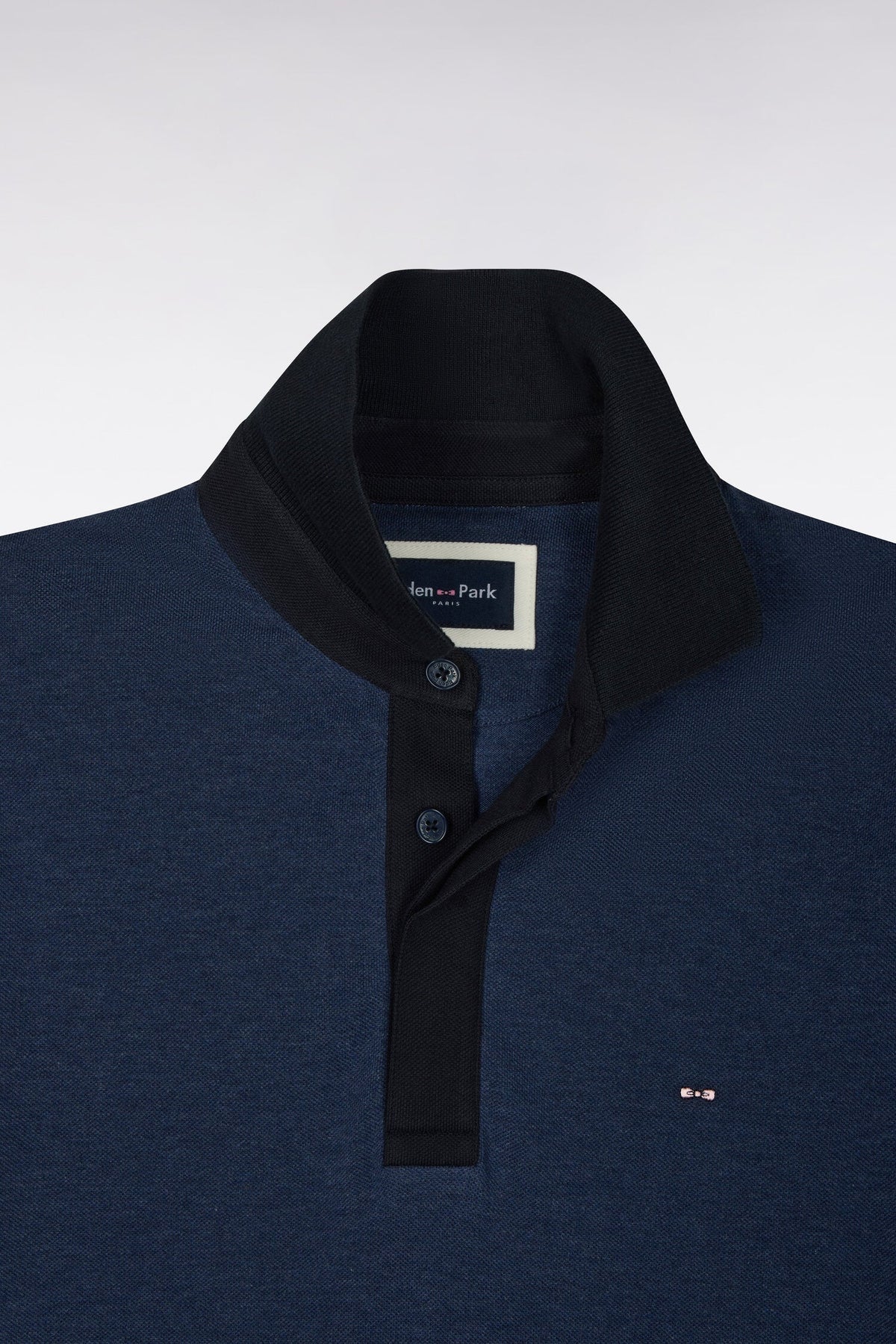 Eden Park Ss Polo - Dark Blue Marl