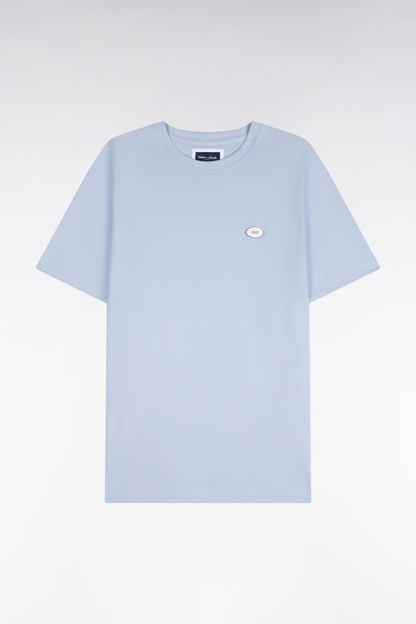 Eden Park Ss Rugby Logo T-Shirt Sky Blue