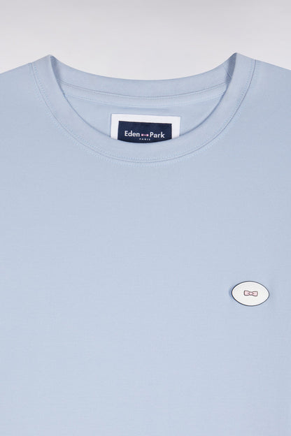 Eden Park Ss Rugby Logo T-Shirt Sky Blue