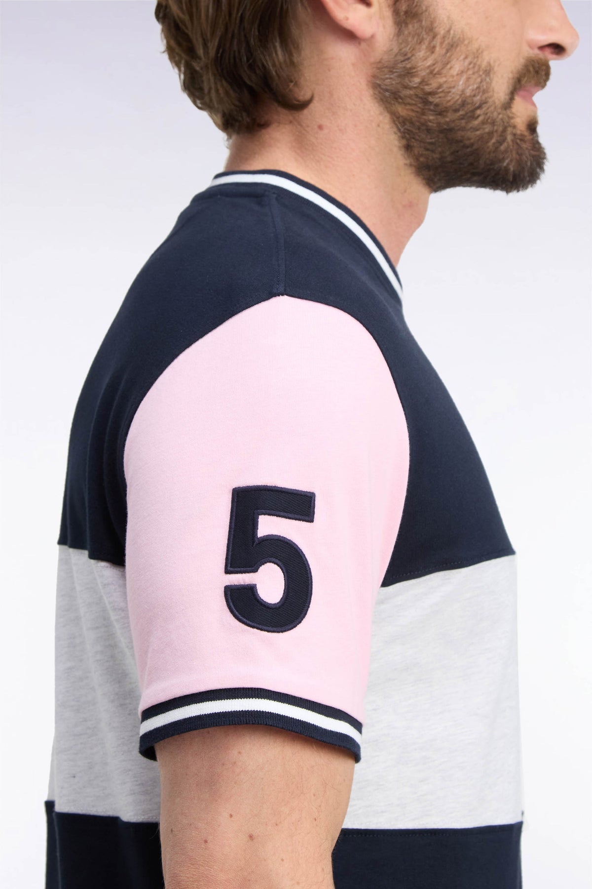 Eden Park Ss T-Shirt Cracocotte - Navy Multi